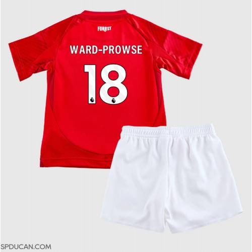 Dječji Nogometni Dres Nottingham Forest James Ward-Prowse #18 Domaci 2024-25 Kratak Rukav (+ Kratke hlače)